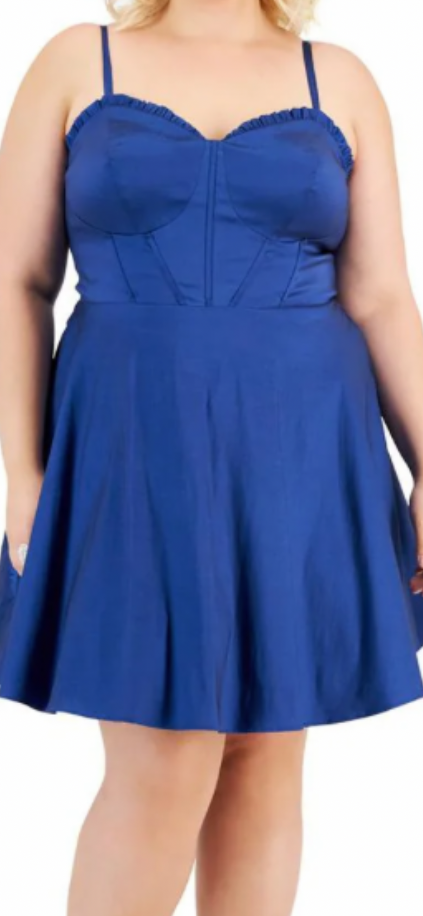 Plus size fit&flare party dress
