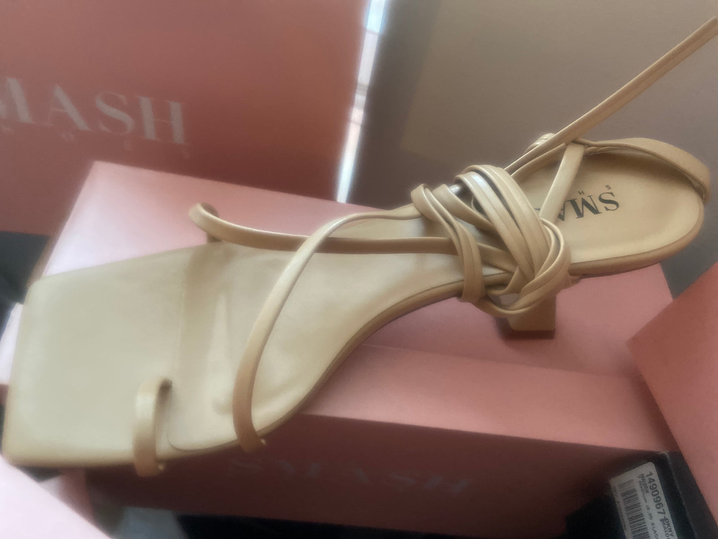 Strappy Nude sandal by Smash