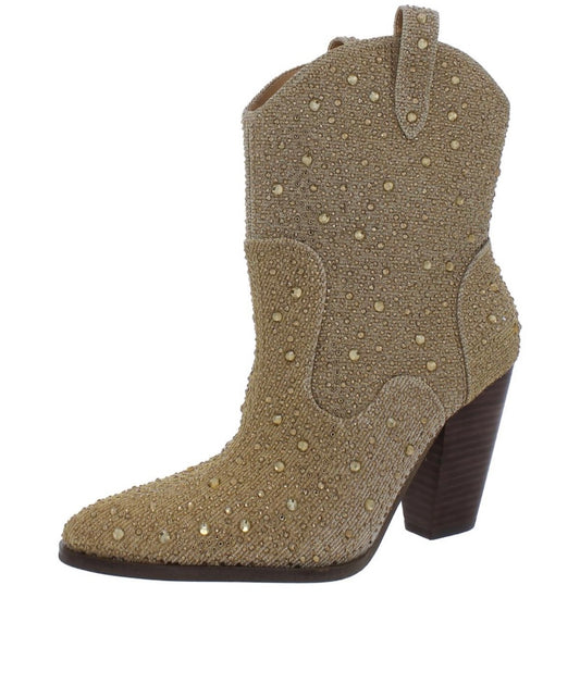 Embellished western cowboy boots