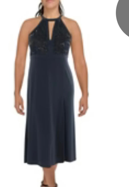 Nightway sequin formal gown