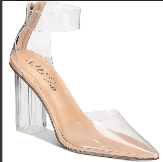 Clear Vinyl pump dress shoe