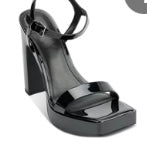 DKNY Black patent dress sandal