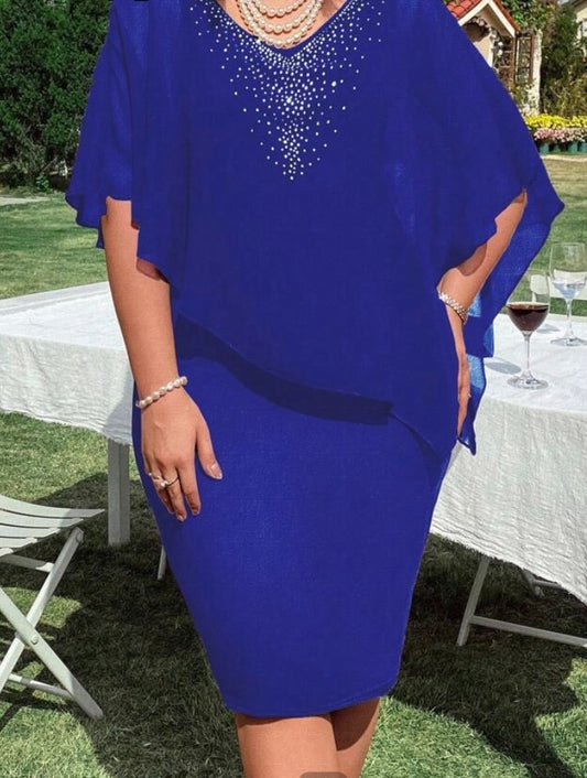 Sheer Shawl Dress